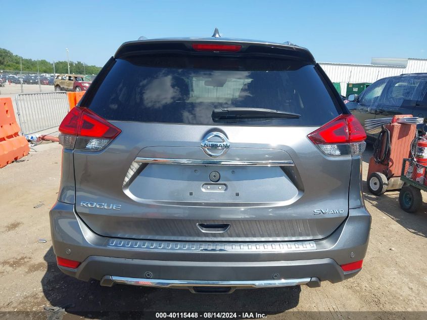 2019 Nissan Rogue Sv VIN: JN8AT2MV5KW381393 Lot: 40115448