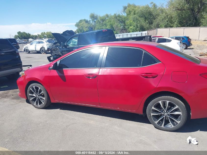 2017 Toyota Corolla Se VIN: 2T1BURHE7HC803374 Lot: 40115452