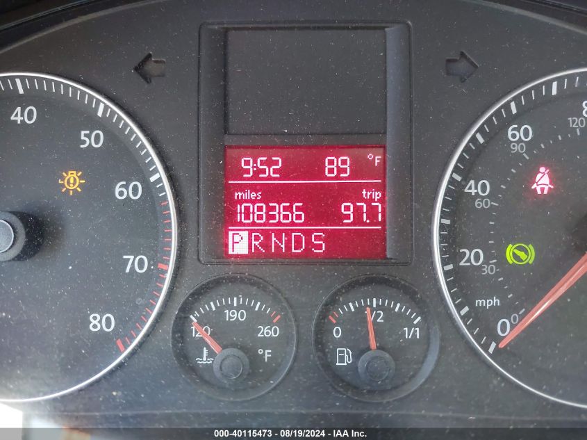 2009 Volkswagen Jetta S VIN: 3VWJZ71K29M152520 Lot: 40115473