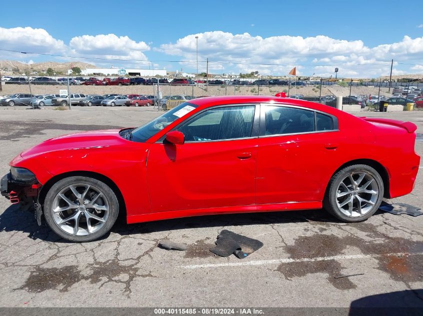 2022 Dodge Charger Gt Rwd VIN: 2C3CDXHGXNH125851 Lot: 40115485