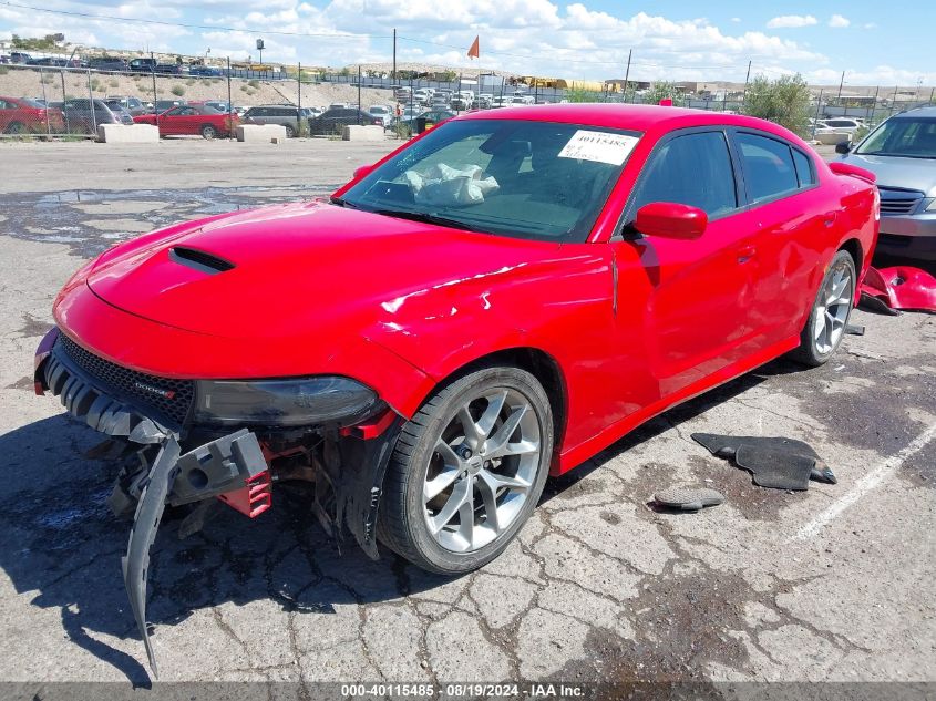 2022 Dodge Charger Gt Rwd VIN: 2C3CDXHGXNH125851 Lot: 40115485