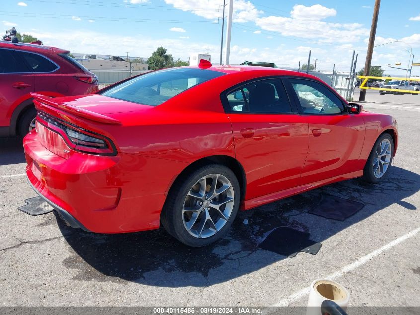 2022 Dodge Charger Gt Rwd VIN: 2C3CDXHGXNH125851 Lot: 40115485