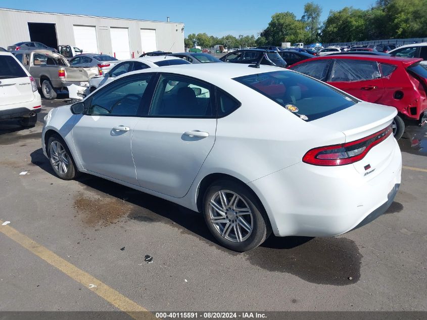 2016 Dodge Dart Se VIN: 1C3CDFAA8GD685139 Lot: 40115591