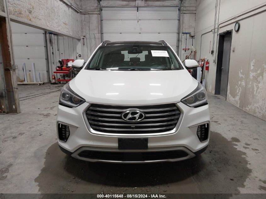 2017 Hyundai Santa Fe Se Ultimate VIN: KM8SRDHF8HU231971 Lot: 40115648