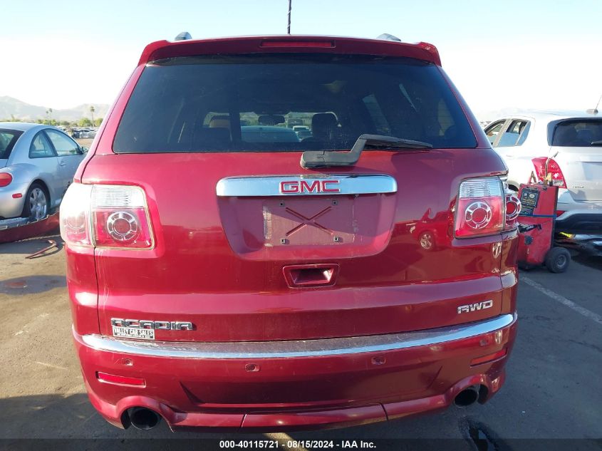 2011 GMC Acadia Denali VIN: 1GKKVTEDXBJ226944 Lot: 40115721