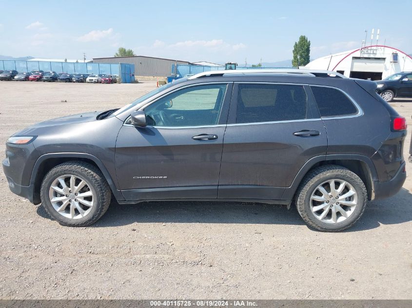 2017 Jeep Cherokee Limited 4X4 VIN: 1C4PJMDS2HW551702 Lot: 40115725