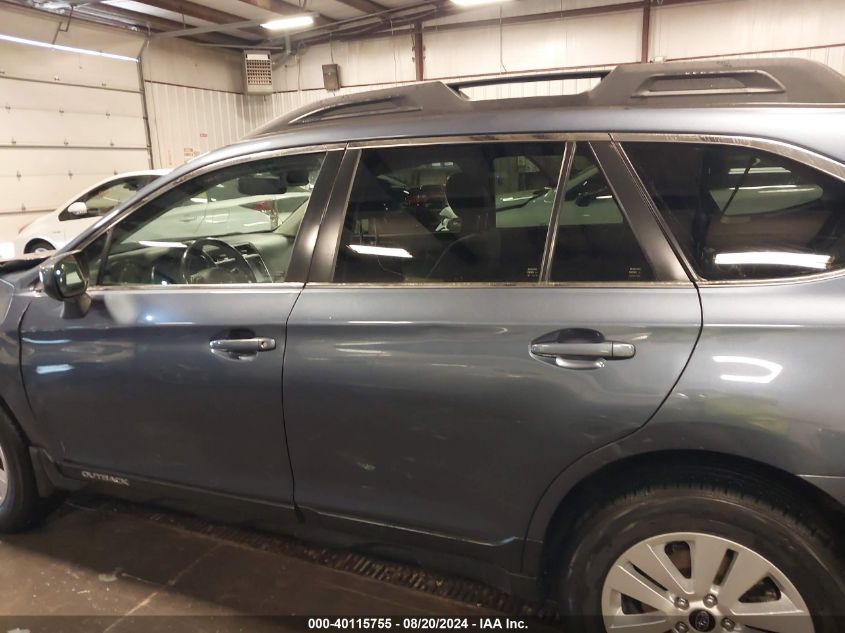 2018 Subaru Outback 2.5I Premium VIN: 4S4BSACCXJ3346146 Lot: 40115755