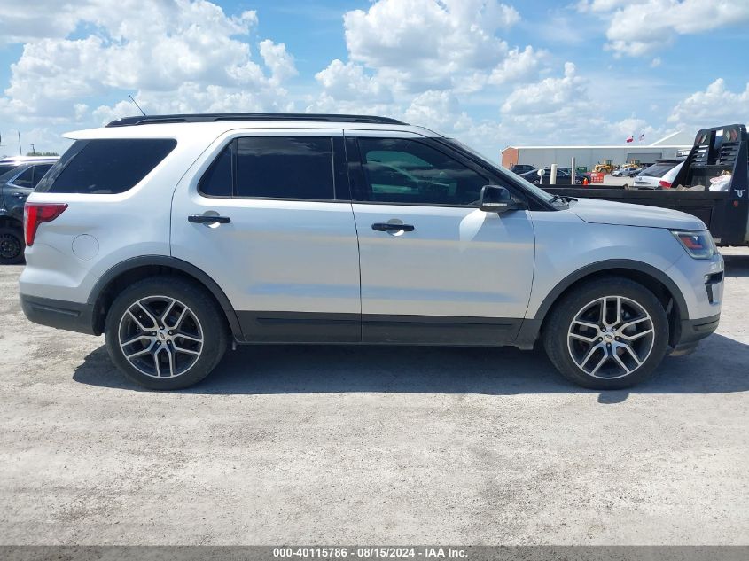 2019 Ford Explorer Sport VIN: 1FM5K8GT9KGB20769 Lot: 40115786