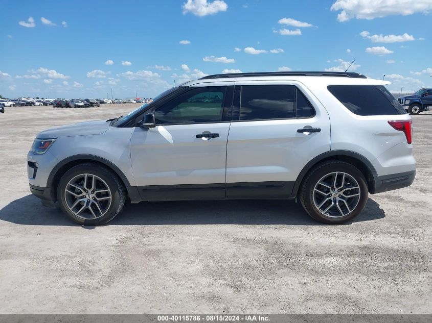 2019 Ford Explorer Sport VIN: 1FM5K8GT9KGB20769 Lot: 40115786