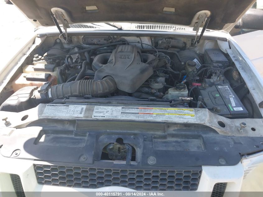 2001 Ford Explorer Sport Trac VIN: 1FMZU67E91UA37831 Lot: 40115791