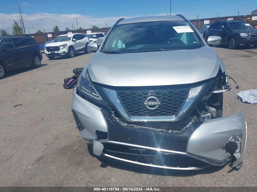 2023 Nissan Murano Sv Intelligent Awd VIN: 5N1AZ2BS6PC109104 Lot: 40115794