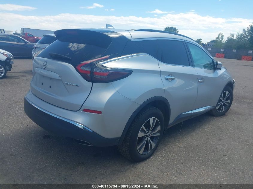 2023 Nissan Murano Sv Intelligent Awd VIN: 5N1AZ2BS6PC109104 Lot: 40115794