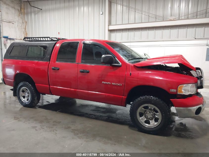 2003 Dodge Ram 1500 Slt/Laramie/St VIN: 1D7HU18D33S291970 Lot: 40115799