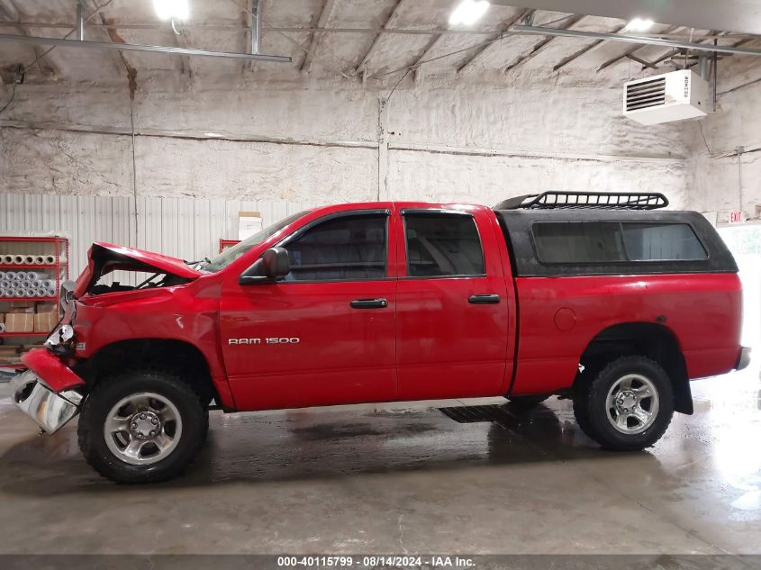 2003 Dodge Ram 1500 Slt/Laramie/St VIN: 1D7HU18D33S291970 Lot: 40115799