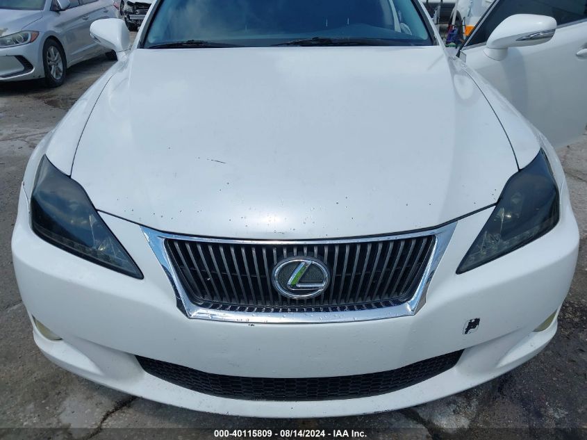 2009 Lexus Is 250 VIN: JTHBK262595105221 Lot: 40115809