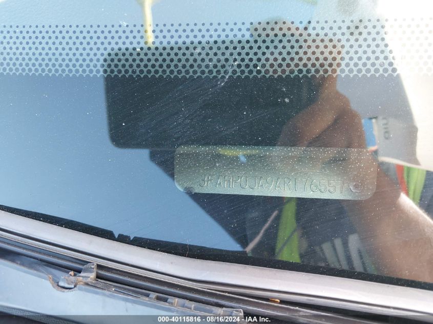 2010 Ford Fusion Sel VIN: 3FAHP0JA9AR176557 Lot: 40115816