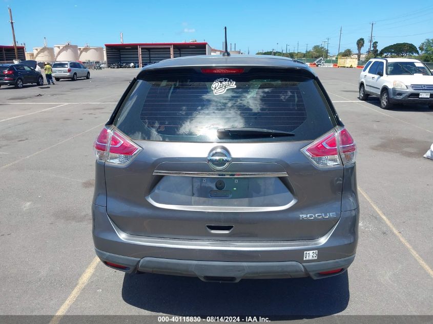 2016 Nissan Rogue S VIN: 5N1AT2MT4GC833185 Lot: 40115830