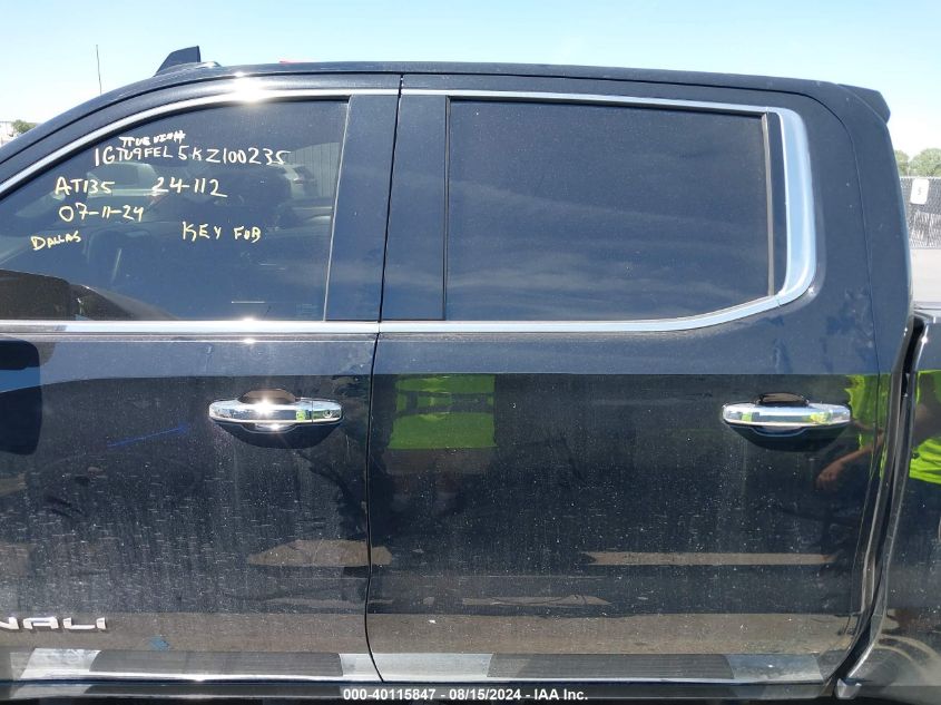 2019 GMC Sierra 1500 K1500 Denali VIN: 1GTU9FEL5KZ100235 Lot: 40115847