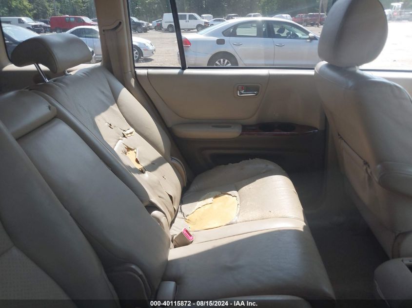 2005 Toyota Highlander Limited VIN: JTEEP21A550122361 Lot: 40115872