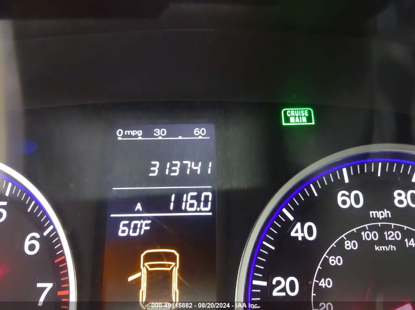 2009 Honda Cr-V Ex-L VIN: JHLRE487X9C011023 Lot: 40115882