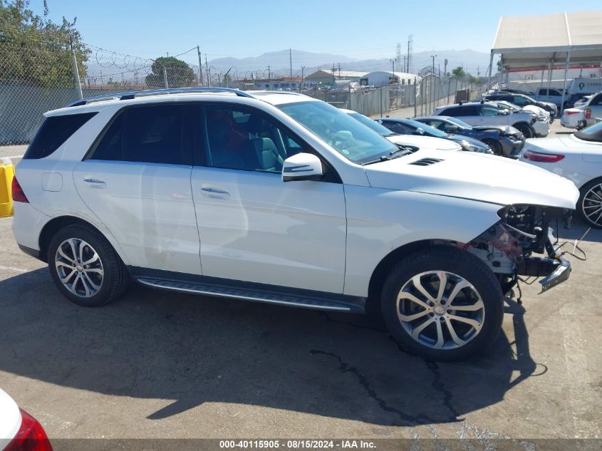 2016 Mercedes-Benz Gle 350 VIN: 4JGDA5JB6GA689991 Lot: 40115905