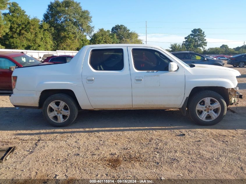 2013 Honda Ridgeline Rtl VIN: 5FPYK1F55DB010057 Lot: 40115914