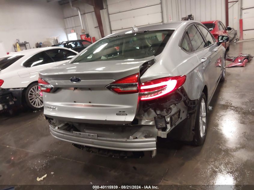 2020 Ford Fusion Hybrid Se VIN: 3FA6P0LU0LR111825 Lot: 40115939