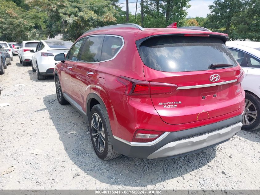 VIN 5NMS53AA1KH076123 2019 Hyundai Santa Fe, Ultima... no.3