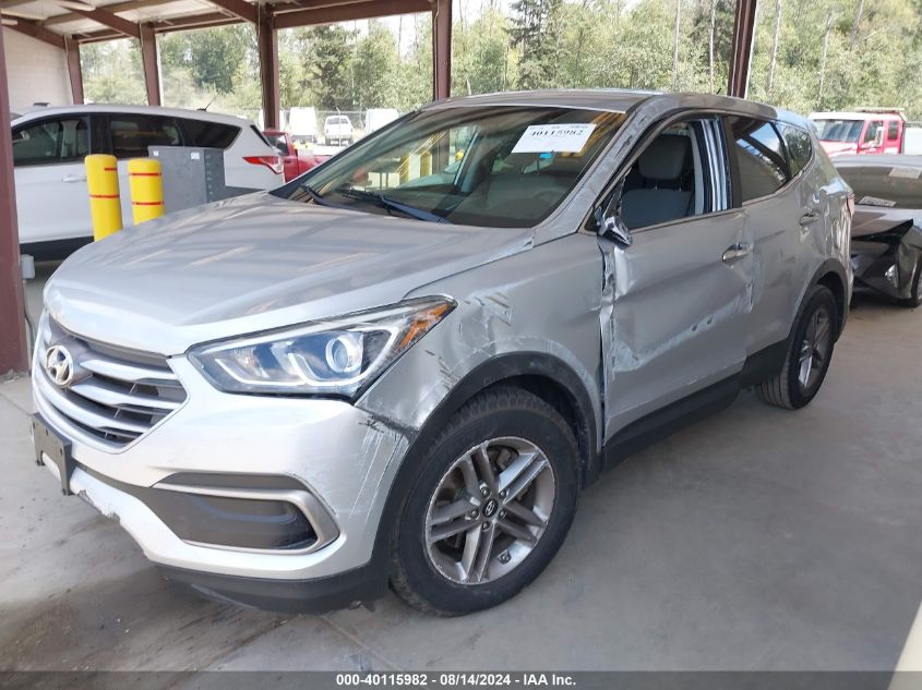 5XYZT3LB3JG546378 2018 HYUNDAI SANTA FE - Image 2