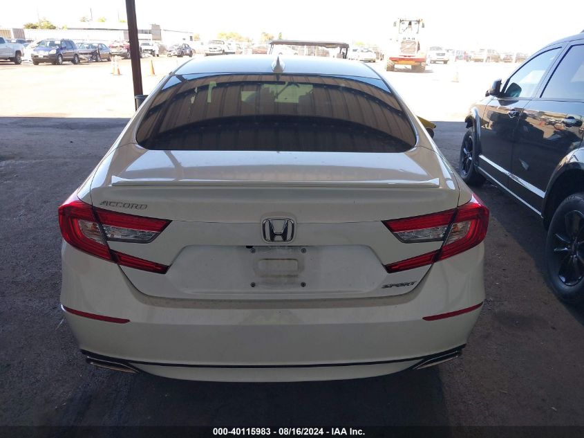 2020 Honda Accord Sport VIN: 1HGCV1F39LA104086 Lot: 40115983