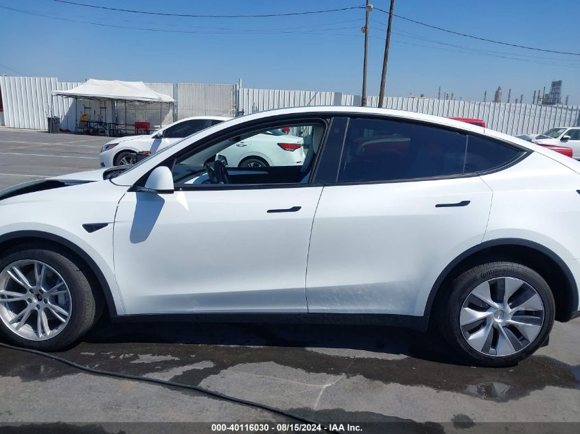 2023 Tesla Model Y Awd/Long Range Dual Motor All-Wheel Drive VIN: 7SAYGDEE6PF608338 Lot: 40116030