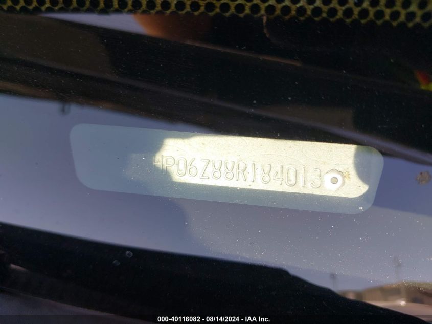 2008 Ford Fusion S VIN: 3FAHP06Z88R184013 Lot: 40116082