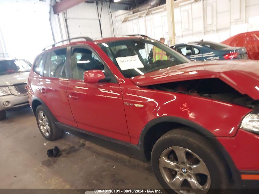 2008 BMW X3 3.0Si VIN: WBXPC93468WJ11270 Lot: 40116101