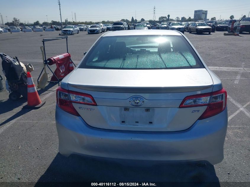 2012 Toyota Camry Se VIN: 4T1BF1FK9CU101245 Lot: 40116112