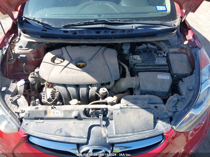 KMHDH4AE2CU353277 2012 Hyundai Elantra Gls (Ulsan Plant)