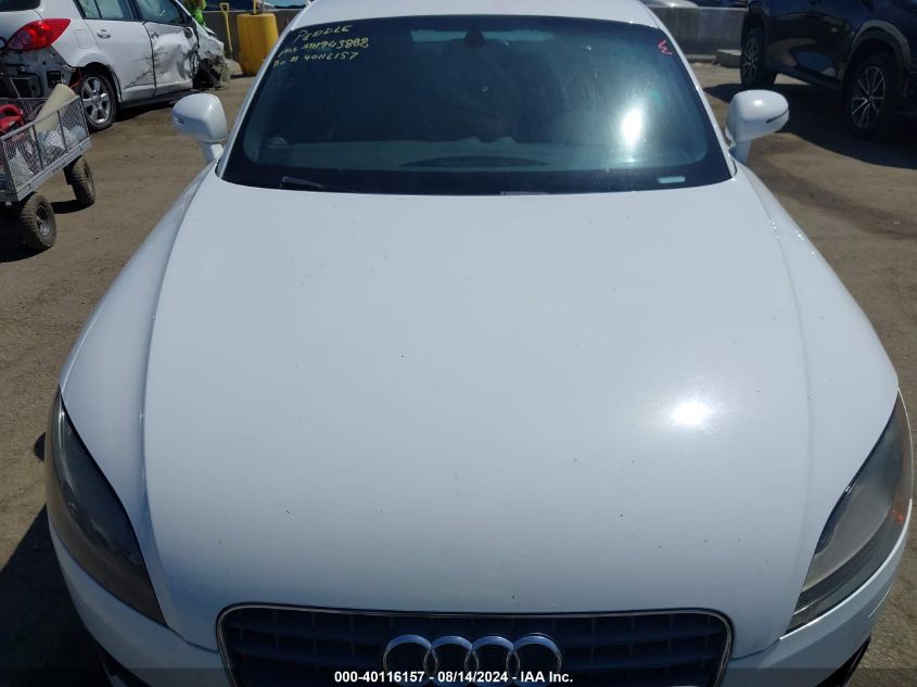 2008 Audi Tt 2.0T Premium VIN: TRUBF38J881047374 Lot: 40116157