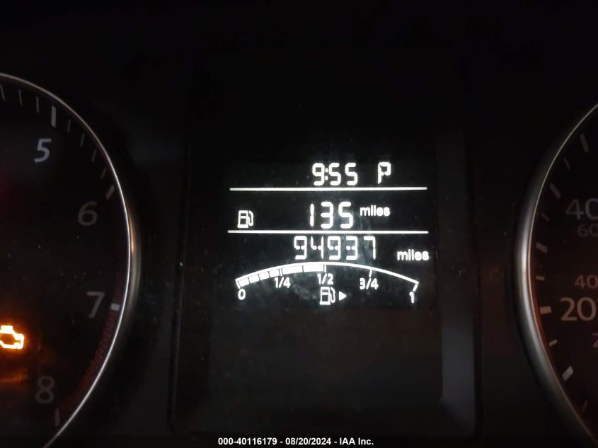 2012 VOLKSWAGEN JETTA VIN: 3VWDP7AJ1CM319175