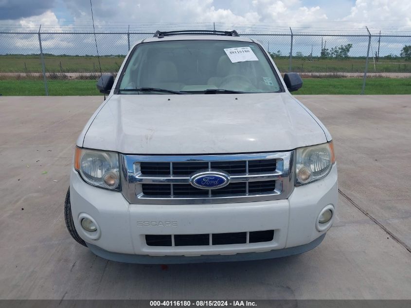 2012 Ford Escape Xlt VIN: 1FMCU0D7XCKB62389 Lot: 40116180