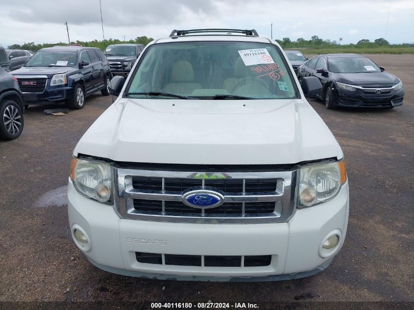 2012 Ford Escape Xlt VIN: 1FMCU0D7XCKB62389 Lot: 40116180