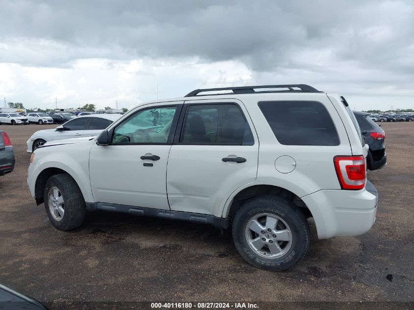 2012 Ford Escape Xlt VIN: 1FMCU0D7XCKB62389 Lot: 40116180