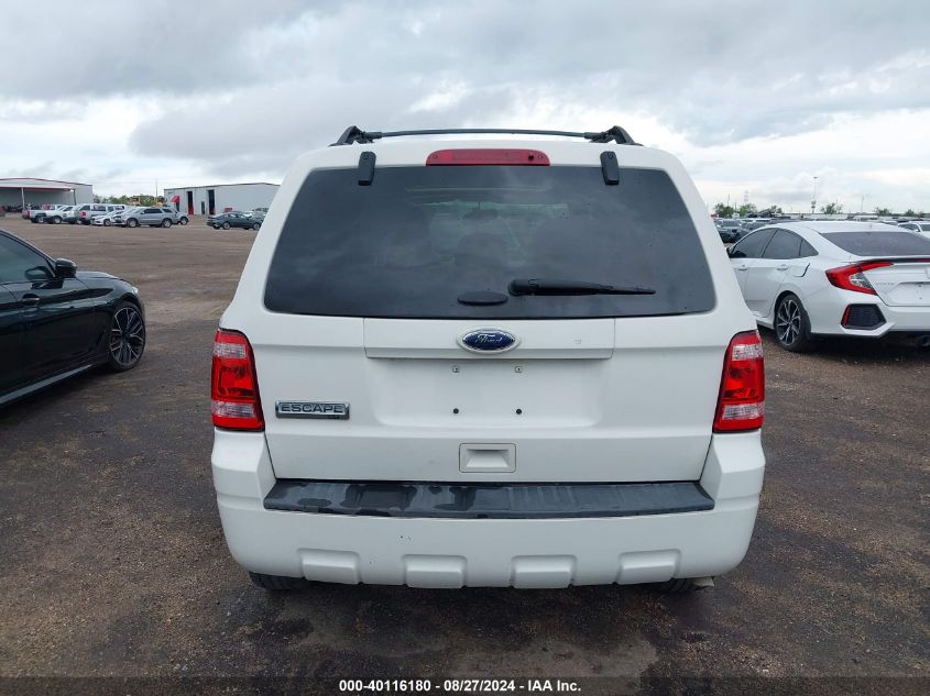 2012 Ford Escape Xlt VIN: 1FMCU0D7XCKB62389 Lot: 40116180