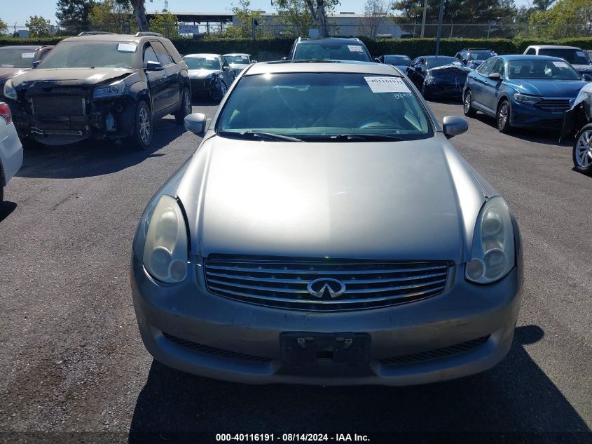 2006 Infiniti G35 VIN: JNKCV54EX6M705910 Lot: 40116191