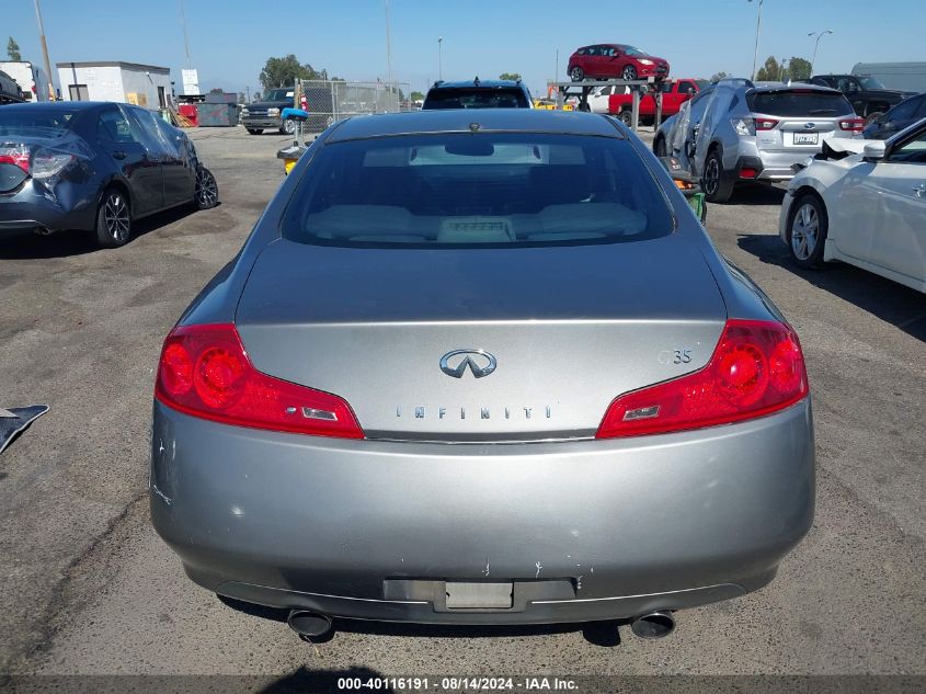 2006 Infiniti G35 VIN: JNKCV54EX6M705910 Lot: 40116191