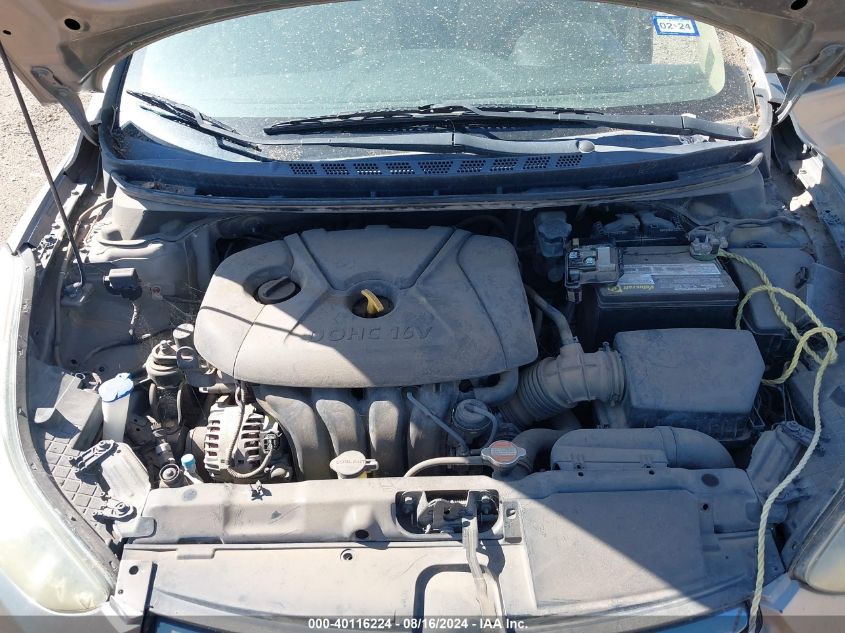 2011 Hyundai Elantra Gls VIN: 5NPDH4AE7BH042165 Lot: 40116224