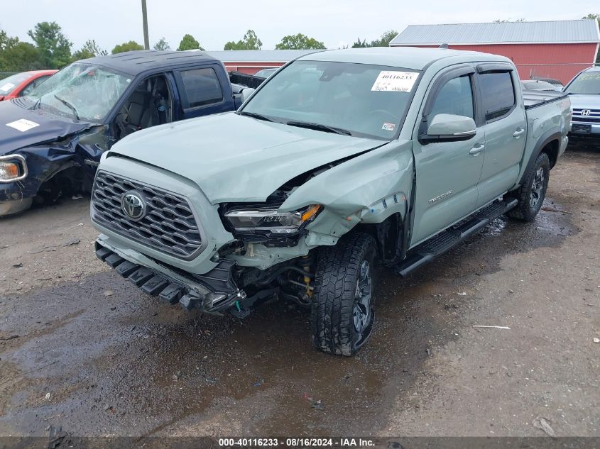 2022 Toyota Tacoma Trd Off Road VIN: 3TYCZ5AN1NT056886 Lot: 40116233