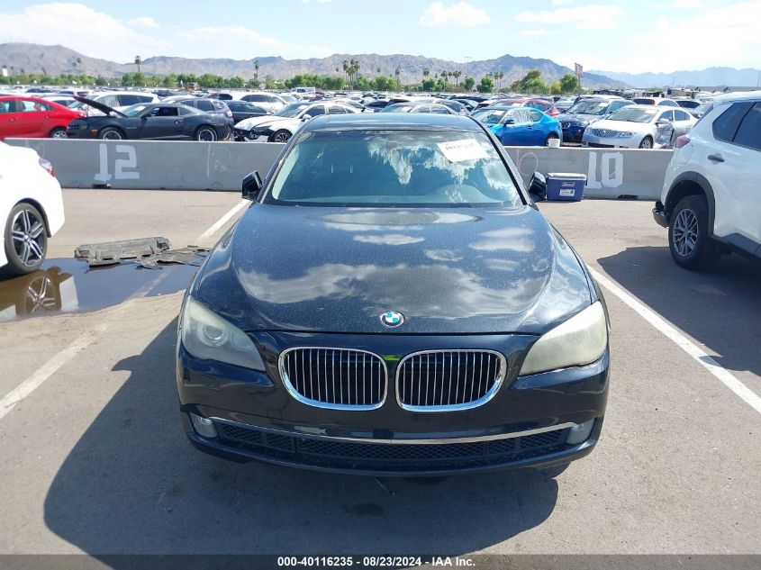 2012 BMW 750I VIN: WBAKA8C59CD299686 Lot: 40116235