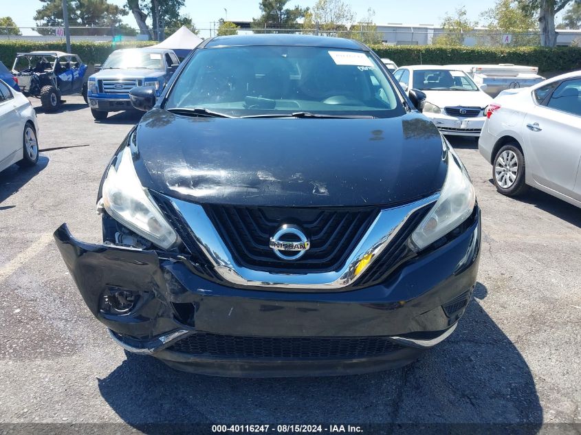 2017 Nissan Murano S VIN: 5N1AZ2MGXHN117026 Lot: 40116247