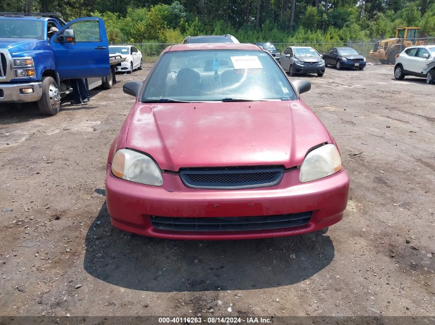 1998 Honda Civic Lx VIN: 1HGEJ6574WL037573 Lot: 40116263