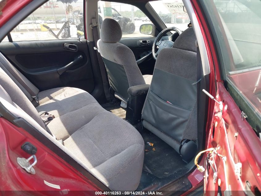 1998 Honda Civic Lx VIN: 1HGEJ6574WL037573 Lot: 40116263