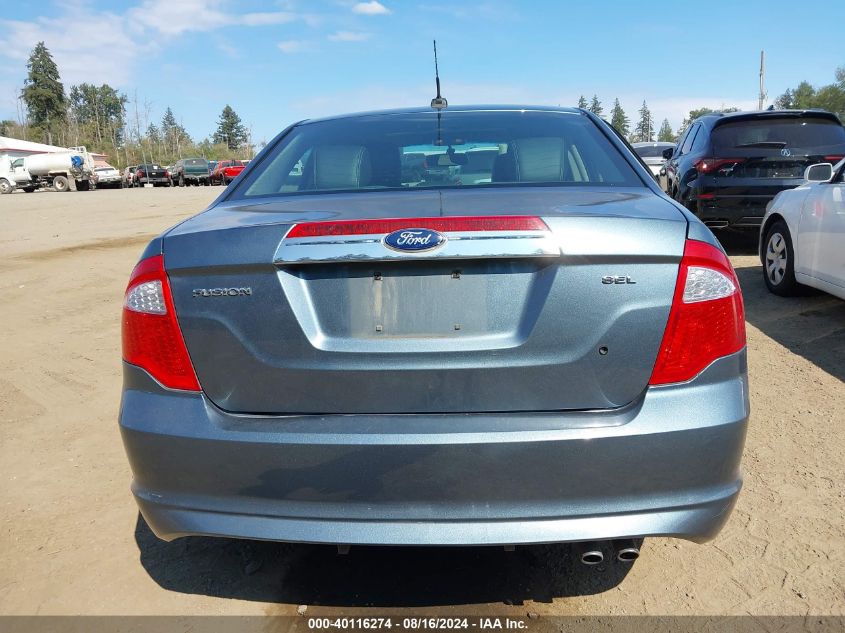 2012 Ford Fusion Sel VIN: 3FAHP0JA5CR131103 Lot: 40116274